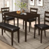 Comedor 4 sillas 1 banca