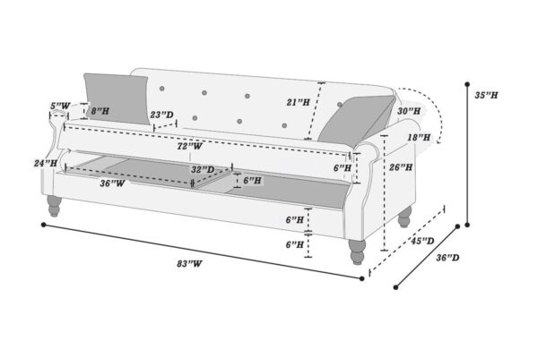 Sofá Cama Ajustable - Imagen 5