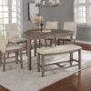 Comedor 4 sillas 1 banca - Imagen 2