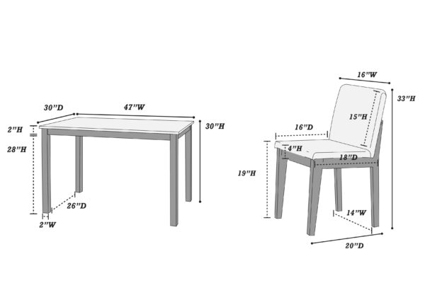 Comedor 4 Sillas - Imagen 6