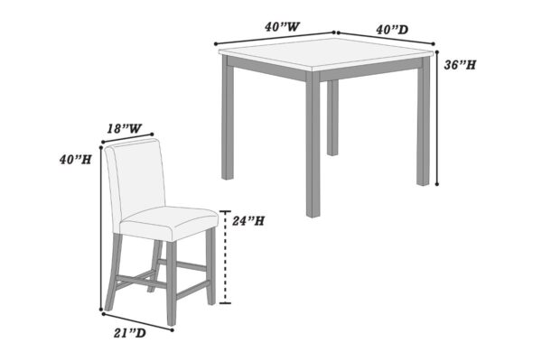 Comedor 4 Sillas - Imagen 2