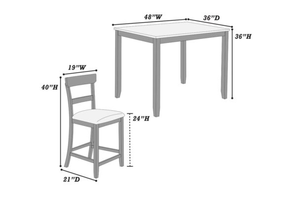 Comedor 4 Sillas - Imagen 2