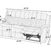 Conjunto de Sofás Reclinables - Imagen 9