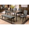Comedor 4 sillas y 1 sillas